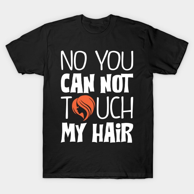 Can't touch the hair T-Shirt by KsuAnn